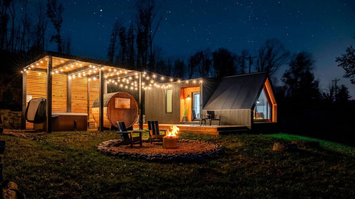 Stanley Cabin | Modern A-Frame w/Hot Tub, Sauna & Stunning Views