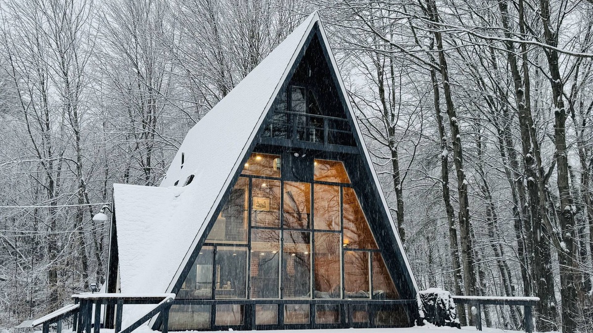 North Conway Cabin | Modern A-frame w Mountain Views - North Conway