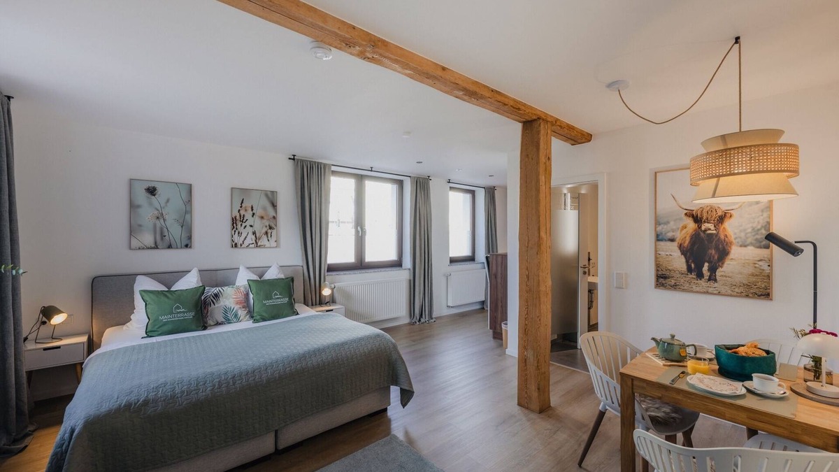 Miltenberg Apartment | Modern apartment (40sqm) with rain shower