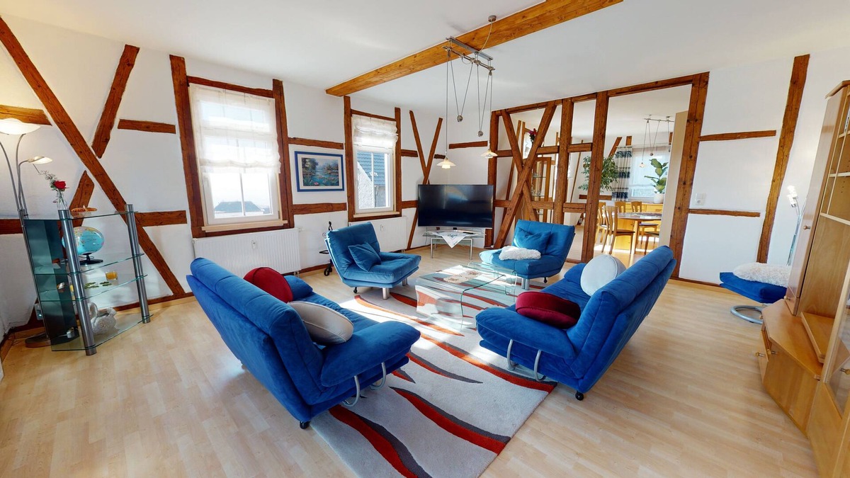 Sonneberg Apartment | Modern, bright 115sqm apartment with a fantastic view over Sonneb.Thüringen