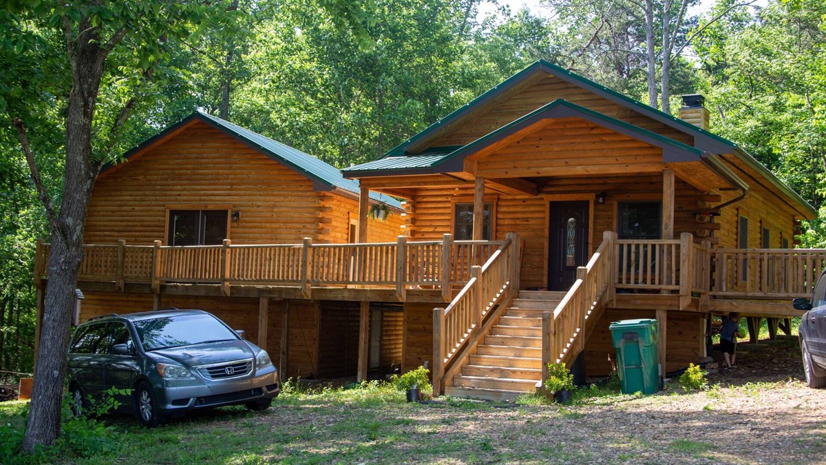 Nancy Cabin | Modern Cabin on wooded 20 acres with scenic view