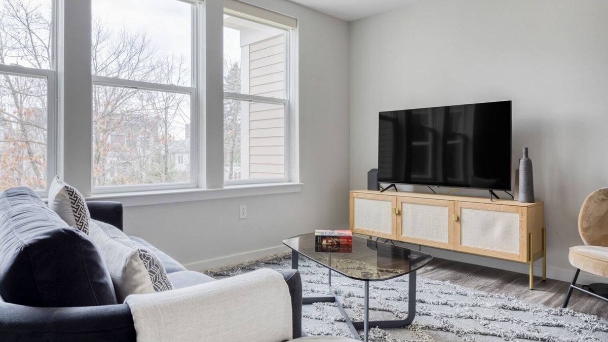North Cambridge Apartment | Modern Cambridge 1BR w/W/D, Private access to Linear Park by Blueground