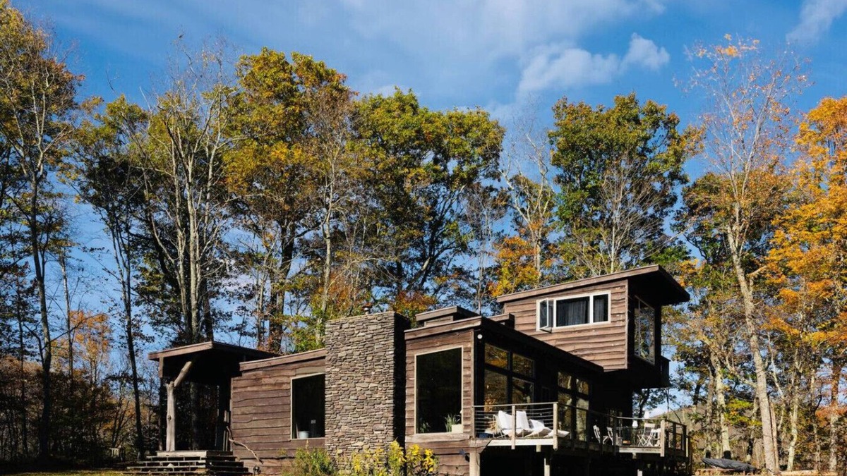 Denver House | Modern Catskills Escape w/Hot tub, Creek, & Views