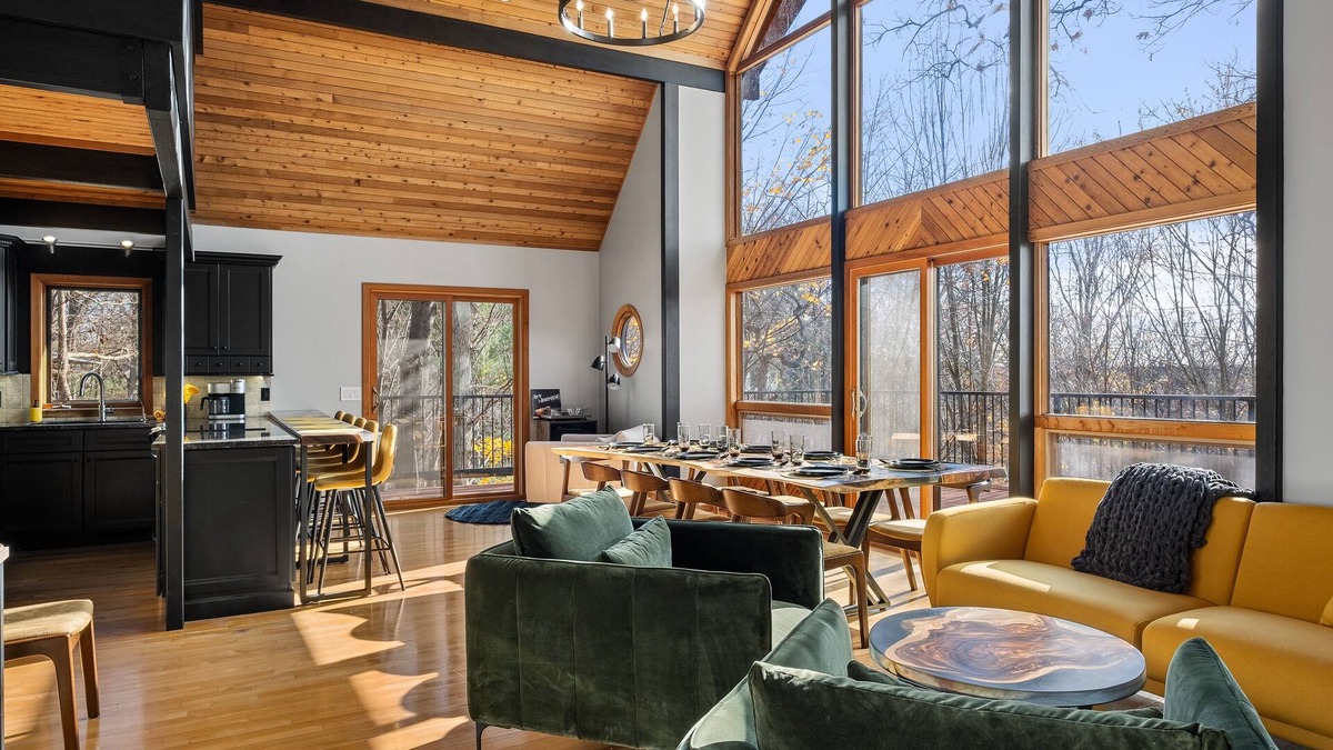 Saugatuck Ski Chalet | Modern Chalet 5bd 3bth with Hot Tub, Game Room, Private movie theater, 3 decks
