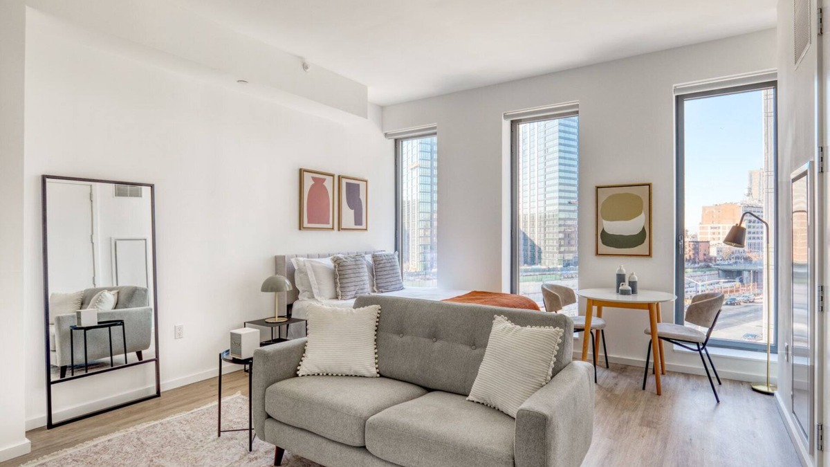 Clinton Hill Apartment | Modern Clinton Hill Studio w/Gym, Pool & W/D, nr Barclays, by Blueground