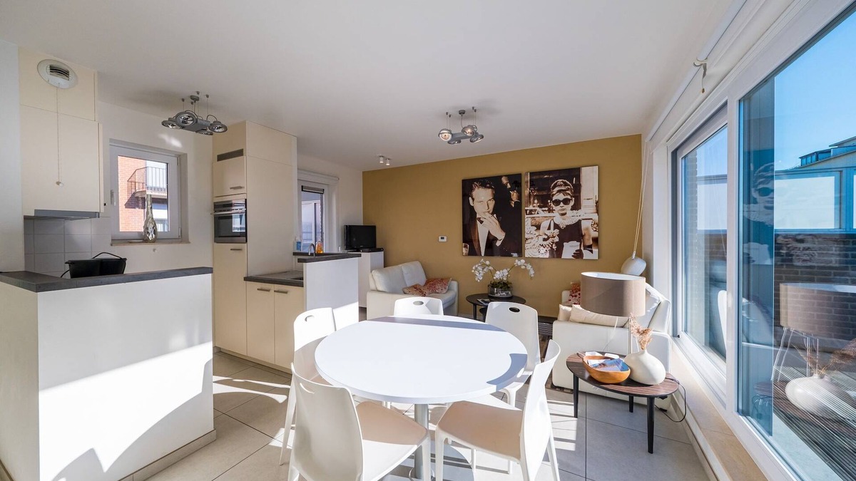Middelkerke Apartment | Modern Coastal Penthouse Stay