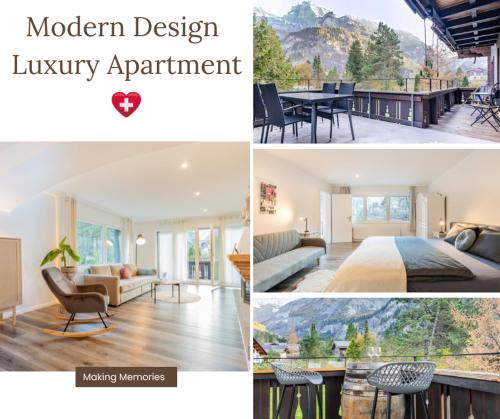 Blausee Apartment | Modern designed, luxury mountain view Apartment