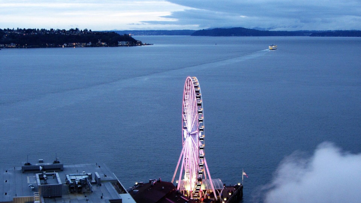 Downtown Seattle Apartment | Modern Downtown Unit at Harbor Steps with Stunning Panoramic Water Views!