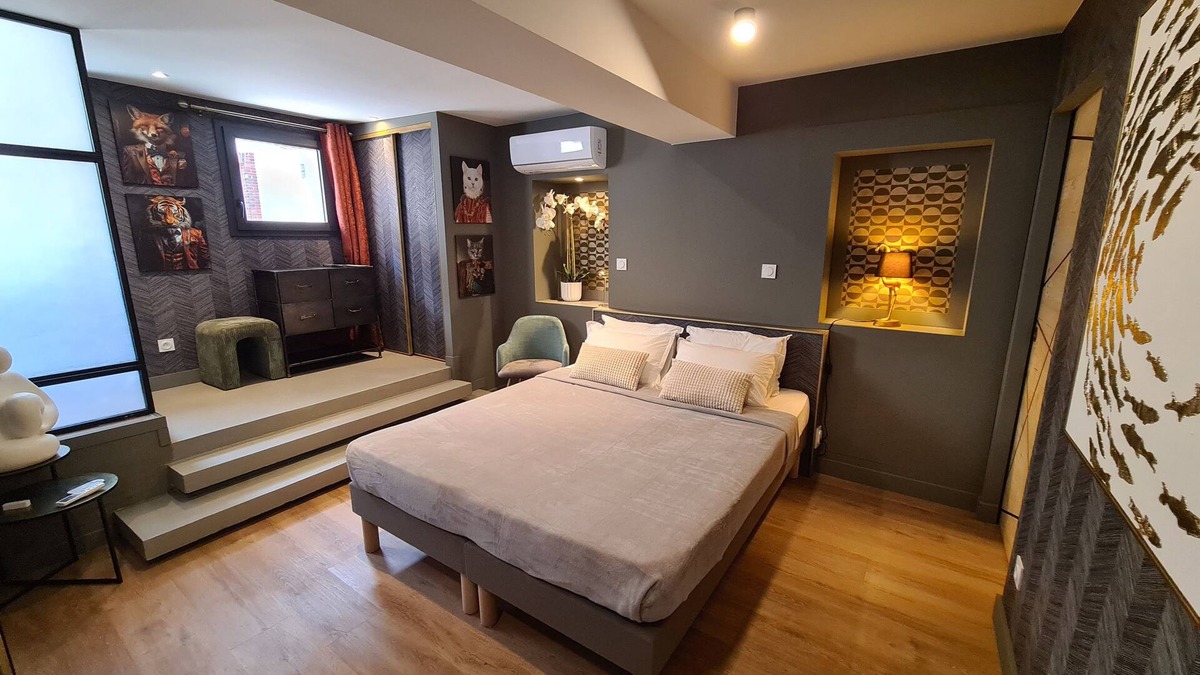 Champlay House | Modern duplex with air conditioning, quiet and comfort