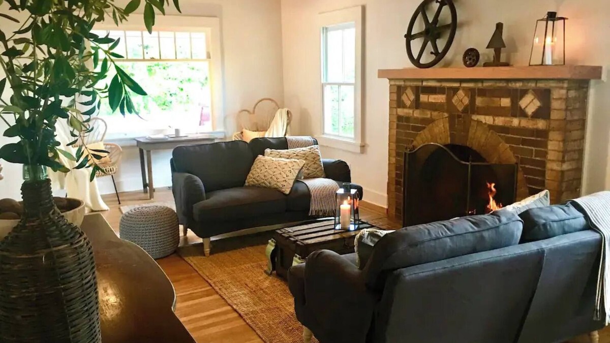 Plymouth House | Modern Farm House Family sized in town huge yard