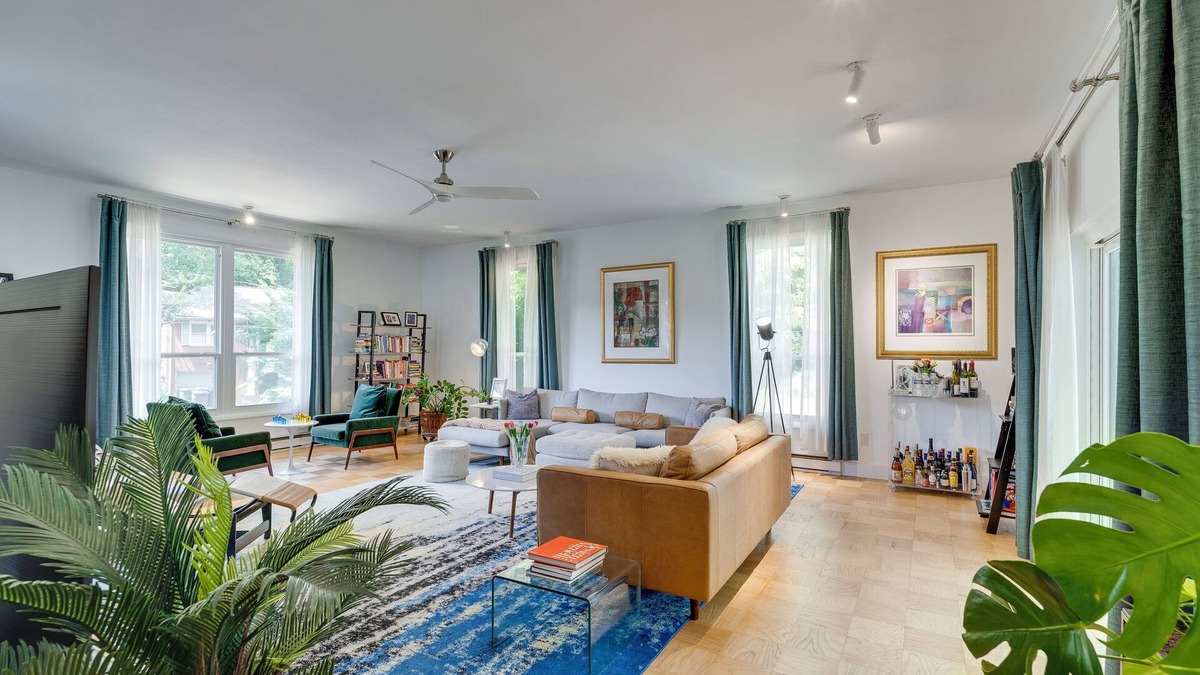 Northwest House | Modern Frank Lloyd Wright-Inspired Oasis w/Pool in Washington DC Retreat