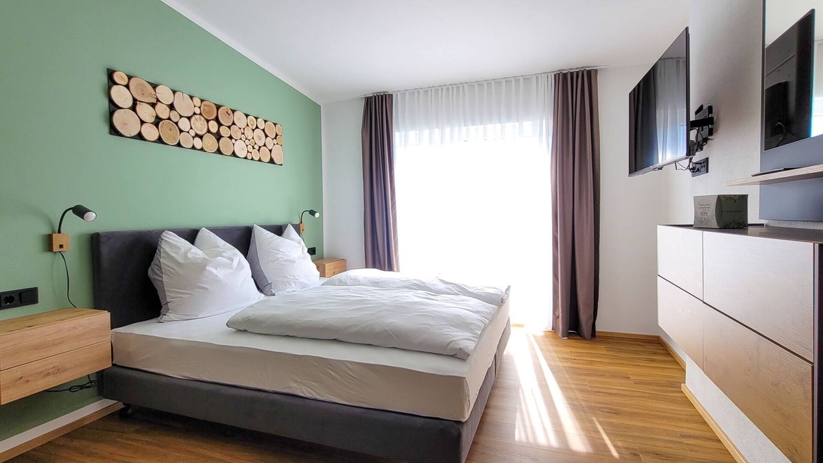 Bad Abbach Apartment | Modern furnished apartment 2 (23 sqm) directly on the Danube cycle path