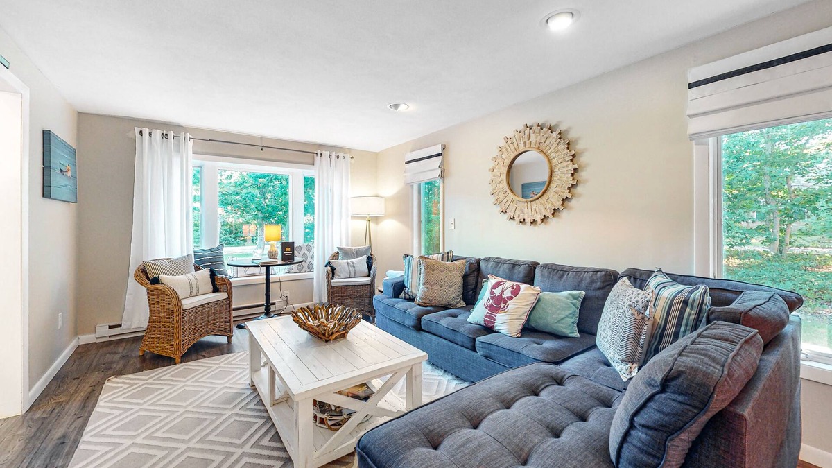 West Tisbury House | Modern home in a great location with large yard & private patio