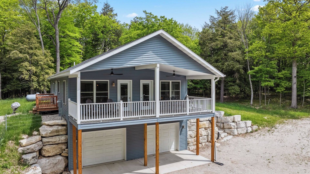 Fish Creek Cabin | Modern home on Private wooded lot in Fish Creek!