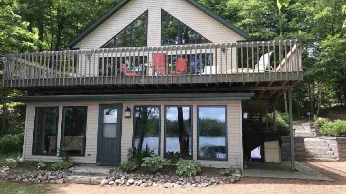 Townsend House | Modern Home on Quiet Lake, Townsend WI