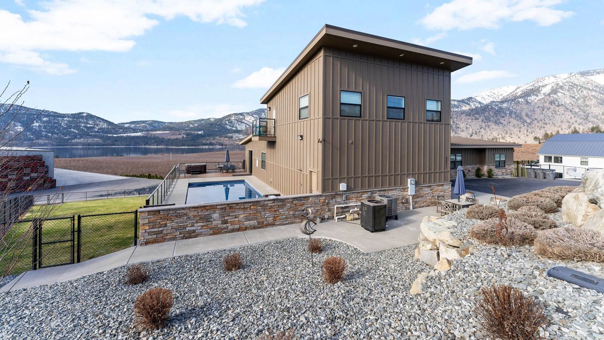 Manson House | Modern Home w/ Lake Chelan Views, Private Pool, Hut Tub, & Game Room