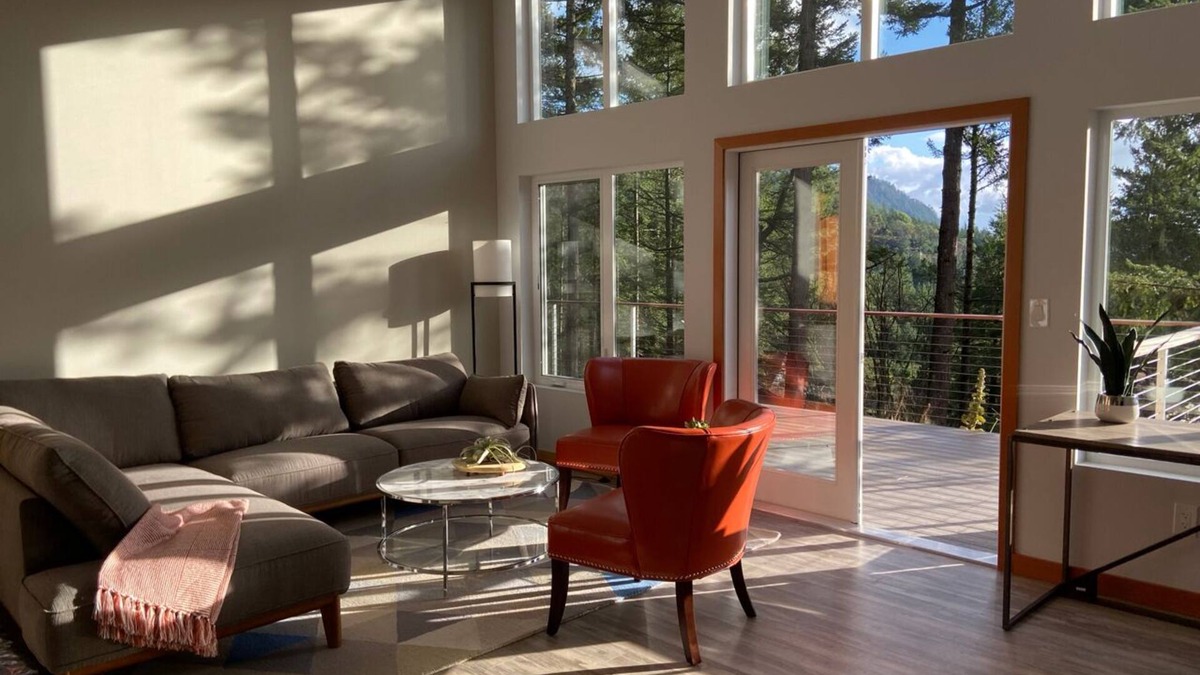 Rosario House | Modern House with peaceful deck, walk to Cascade Lake, pet friendly.
