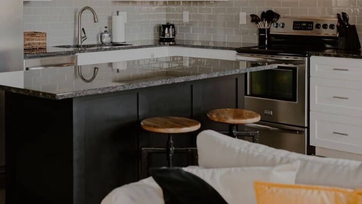 Benton Harbor Apartment | Modern Industrial Loft for Two