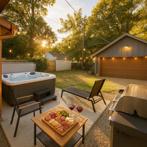 Indianapolis House | Modern Indy Getaway Near Butler, Fairgrounds & Broad Ripple Hot Tub