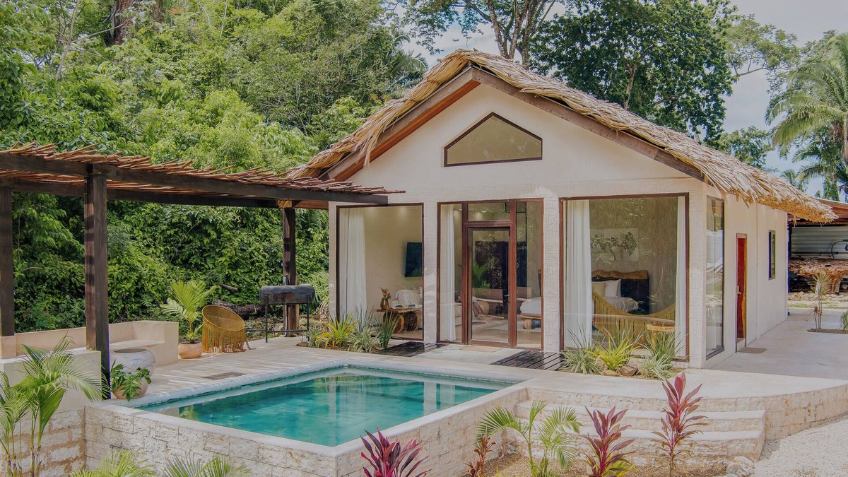 Armenia Villa | Modern Jungle Villa Onyx w/AC, Plunge Pool & Outdoor Fireplace