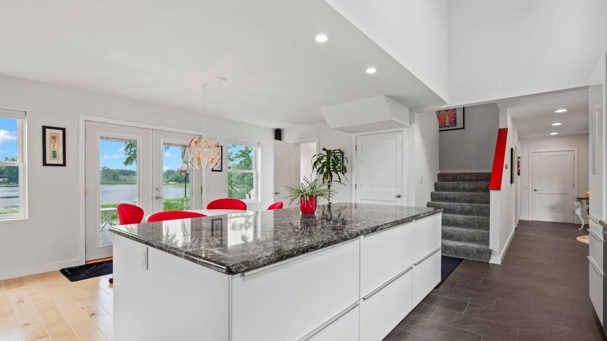 Waterford House | Modern lake house with a double lot. The views are amazing inside and out!n