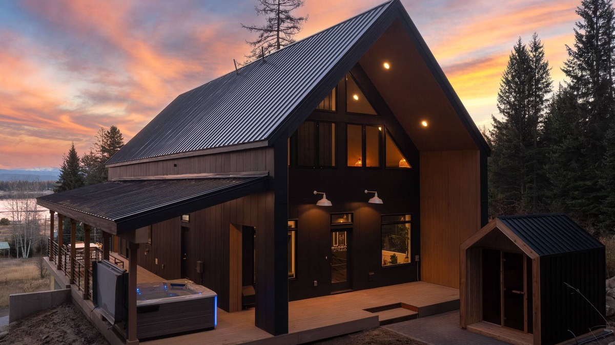 Tamarack Resort Cabin | Modern Luxe Cabin w/Sauna, Hot Tub, and Lake Views