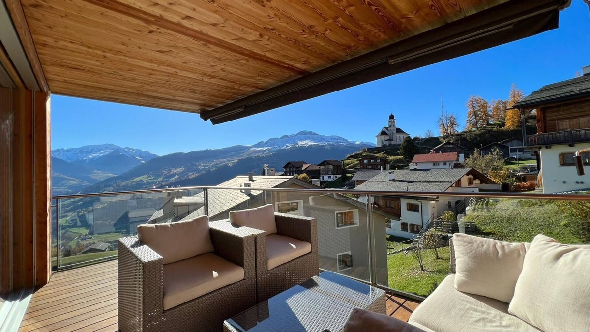 Ruschein Apartment | Modern Möblierte 2.5-zimmer-ferienwohnung, 50 m2, Atemberaubender Aussicht