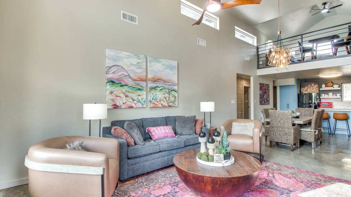 Medicine Park House | Modern Mtn-View Designer Home in Medicine Park