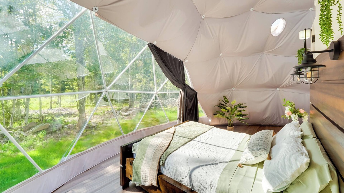 Monticello Apartment | Modern ‘Nature Lovers’ Geodome w/ Deck & Grill!