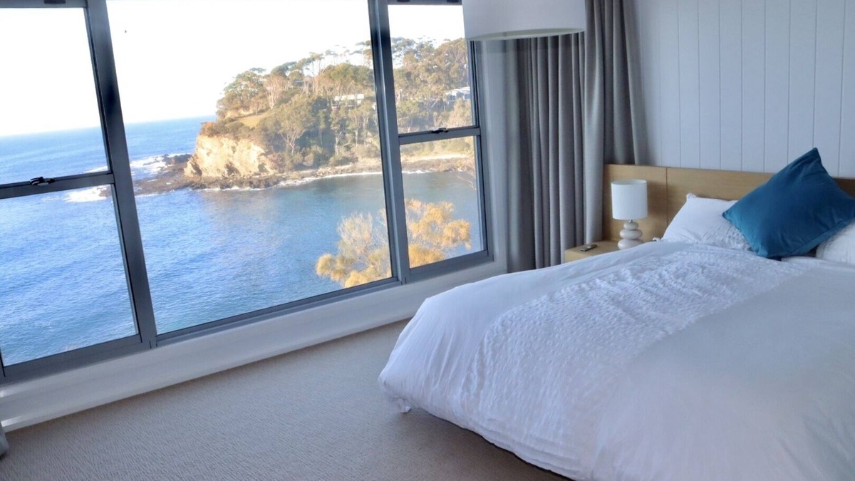 Malua Bay House | Modern Ocean Front Luxury 4 Bedroom Home with Spectacular Ocean Views