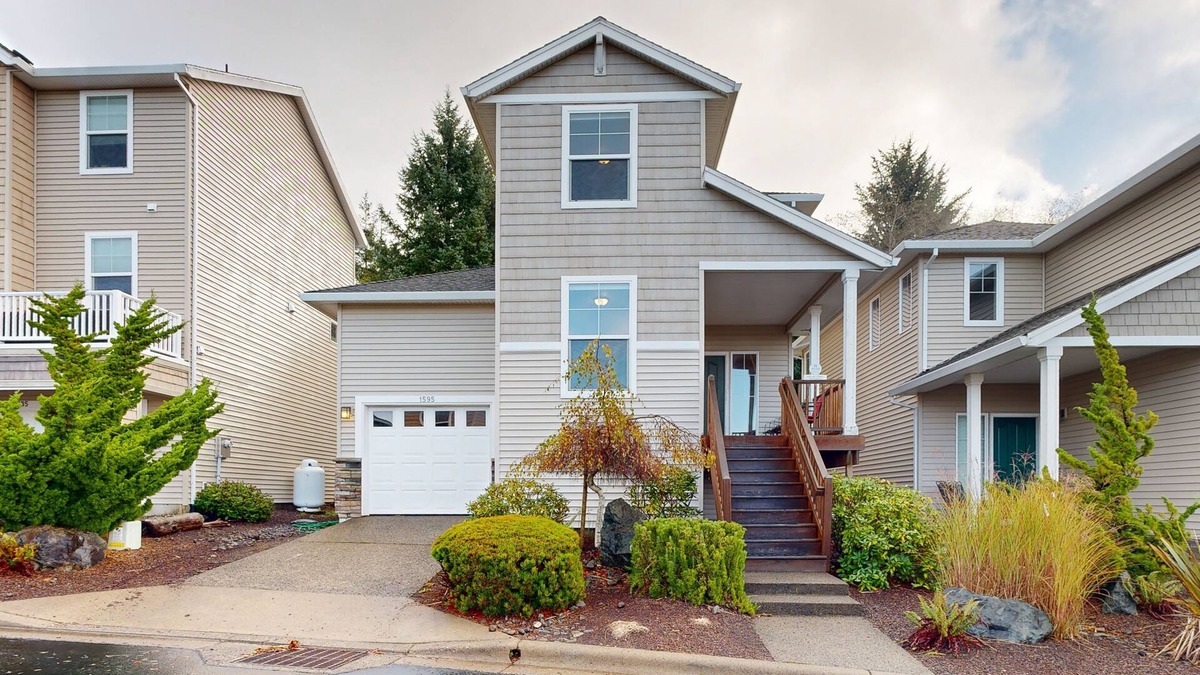 Netarts House | Modern Ocean Highlands home with Netarts Bay & ocean views, fireplace - dogs OK