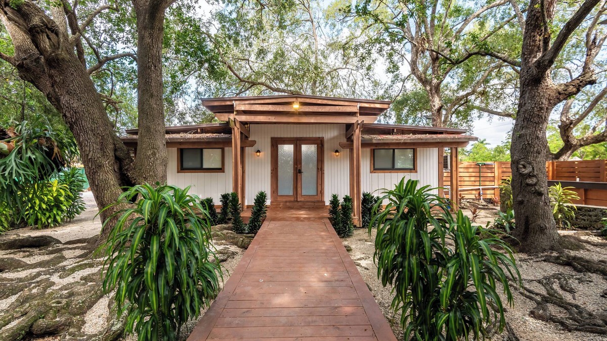 Homestead House | Modern Retreat Rustic Home Magical Japanese Garden