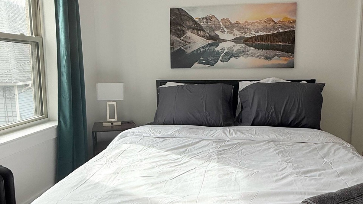 East Avenue Apartment | Modern studio in Downtown Rochester with a full kitchen and Smart TV, steps from High Falls.