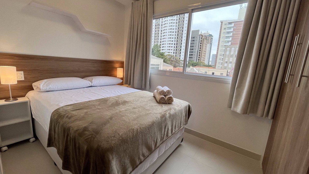 Sao Paulo Apartment | Modern studio Wi-fi | gym, next to Ibirapuera Park and Subway - ID 09