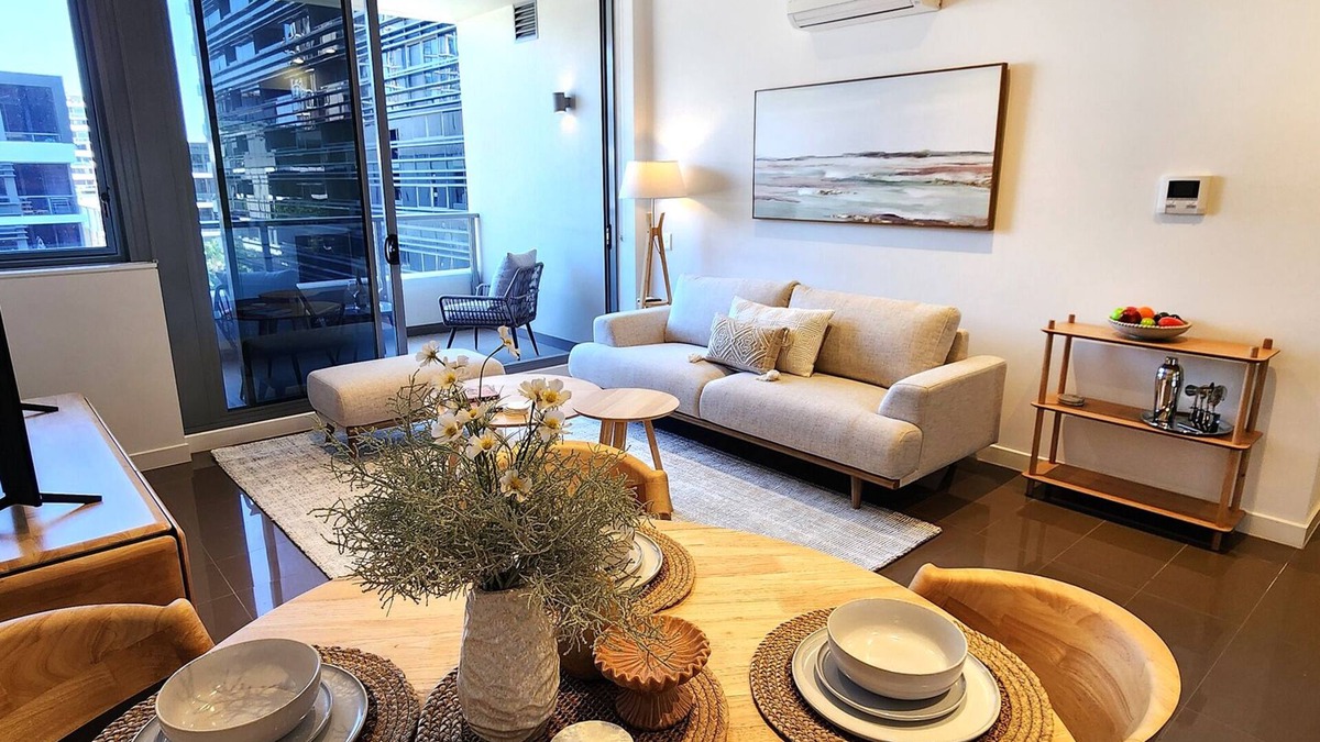 Waterloo Apartment | Modern Sydney Living with Pool & Gym