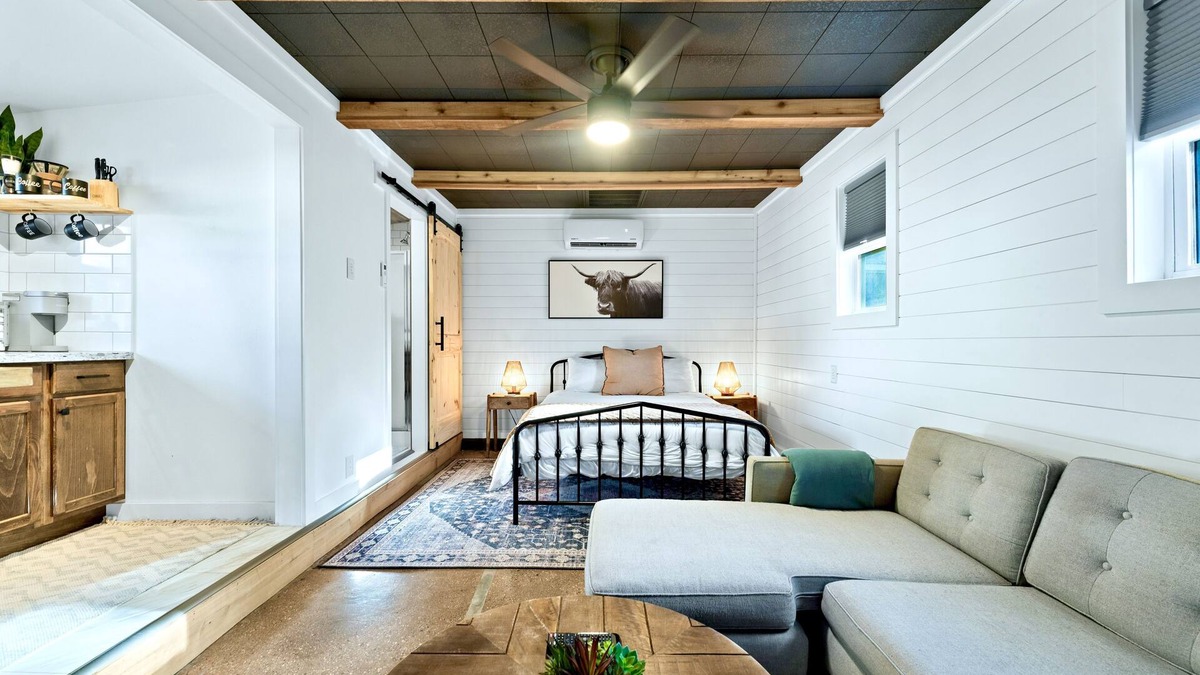 Tech Terrace House | Modern Tiny Home in Tech Terrace – Walk to Texas Tech and J&B Coffee & More!