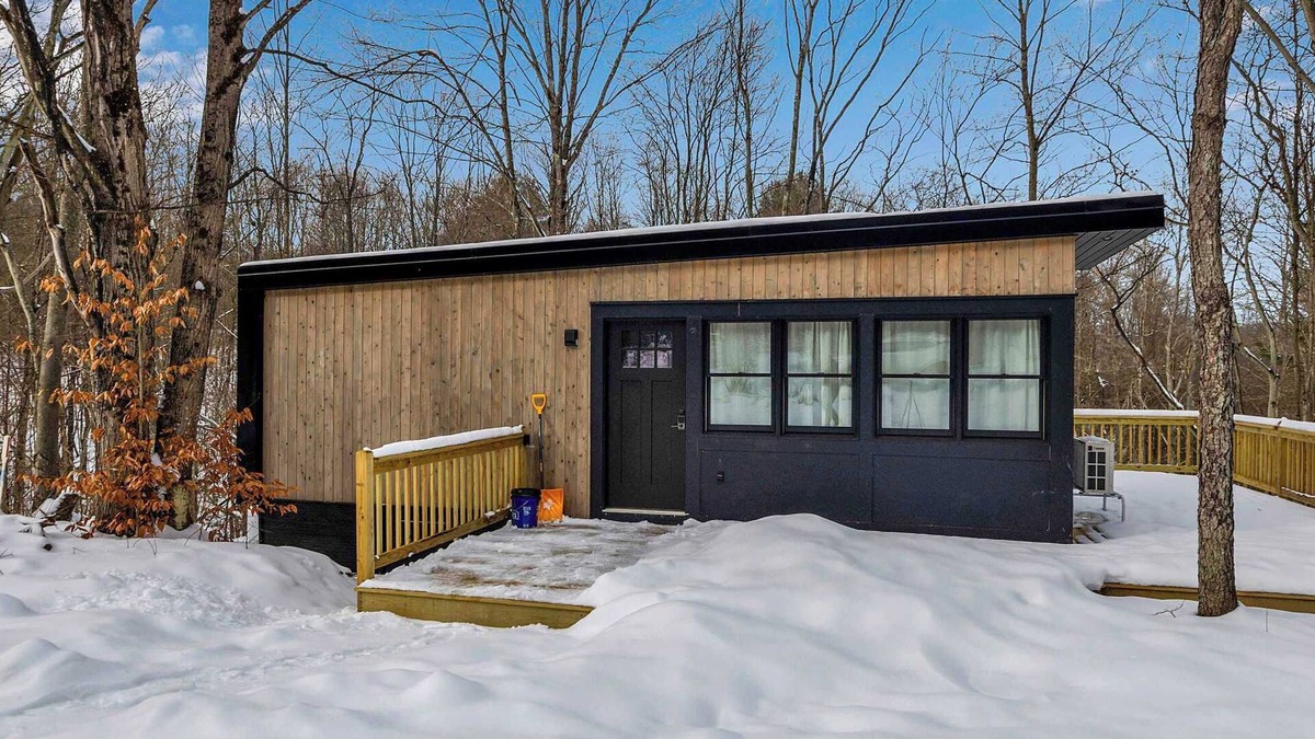 Great Valley Cabin | Modern Tiny Home, Wraparound Deck