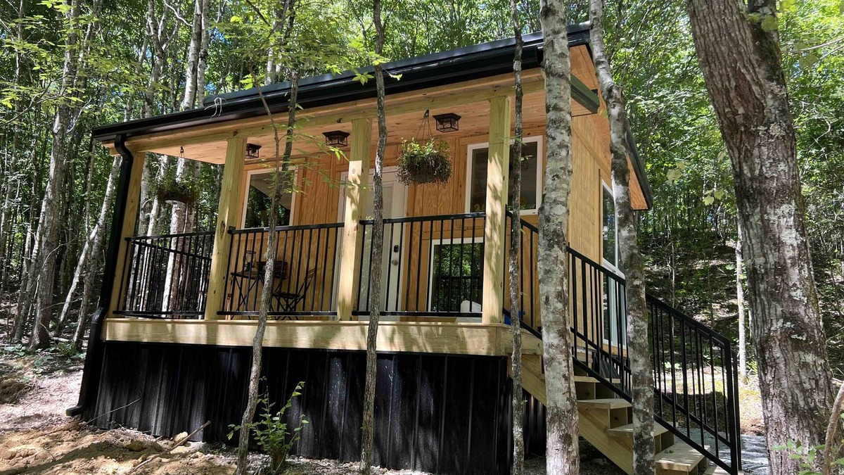 McEwen House | Modern Tiny House tucked in the woods - only 192 Sq. Ft.