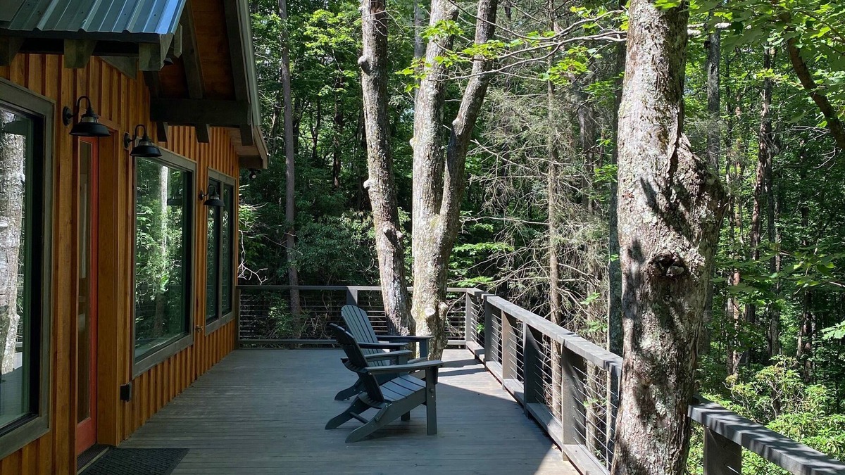 Blue Ridge Cabin | Modern Tree House Cabin in the Trees, Aska Adventure Area, 10 mn to Downtown