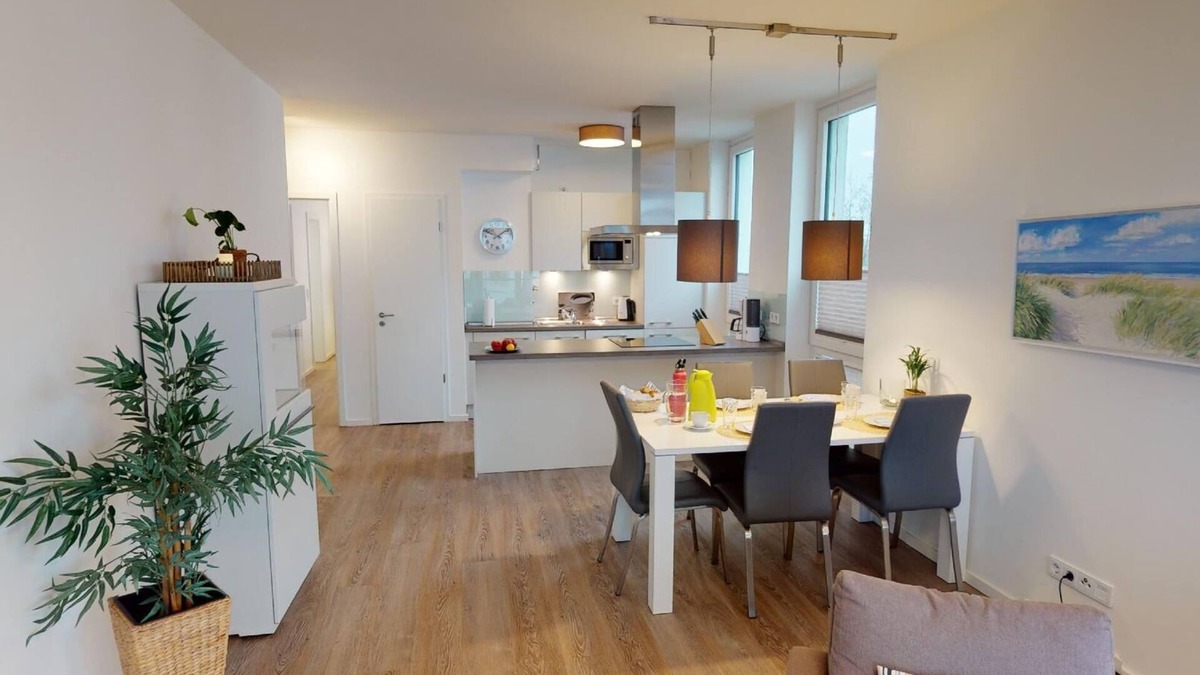 Pelzerhaken Apartment | Modern vacation apartment A-06 with balcony & sea view in Pelzerhaken