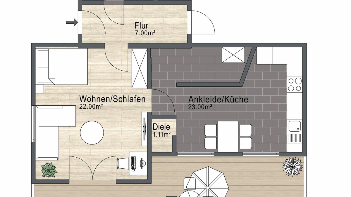 Wingertsberg Apartment | Modern vacation apartment in the heart of the Spessart Nature Park with sauna and terrace