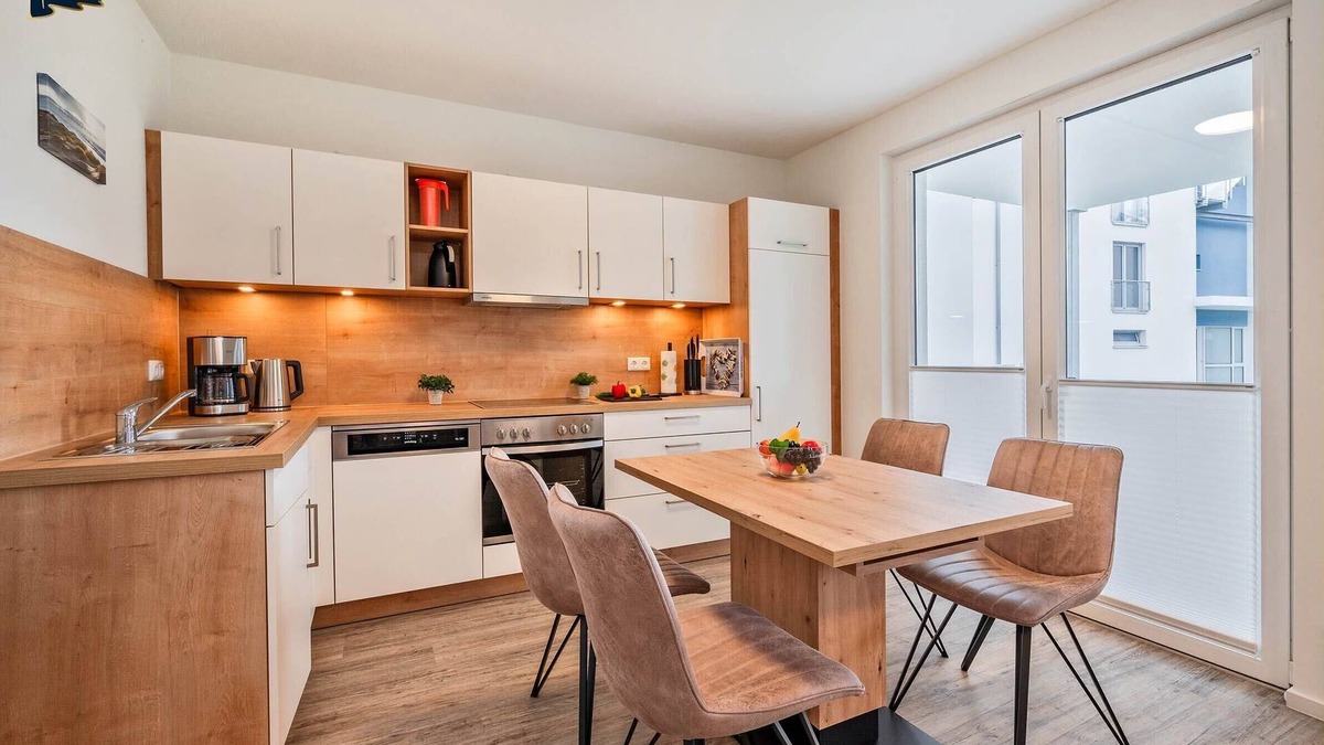 Zirchow Apartment | Modern vacation apartment on the Szczecin Lagoon with sauna & view of the countryside