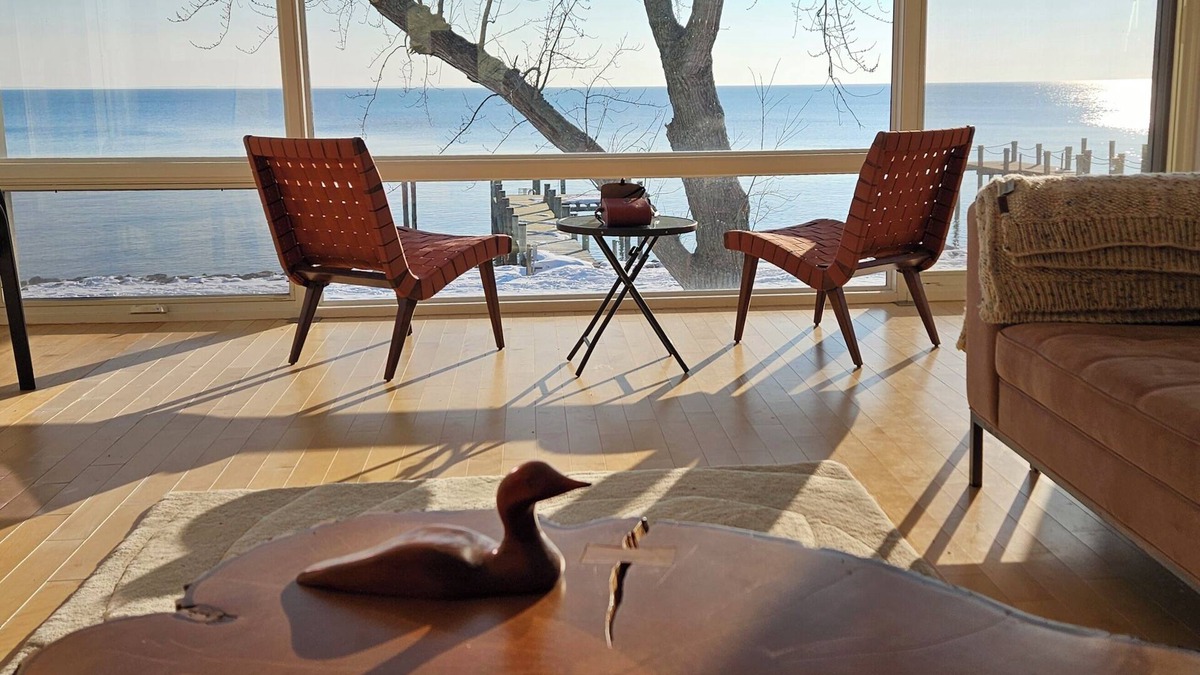 North Beach House | Modern Waterfront House with amazing views of the Chesapeake Bay and a dock!