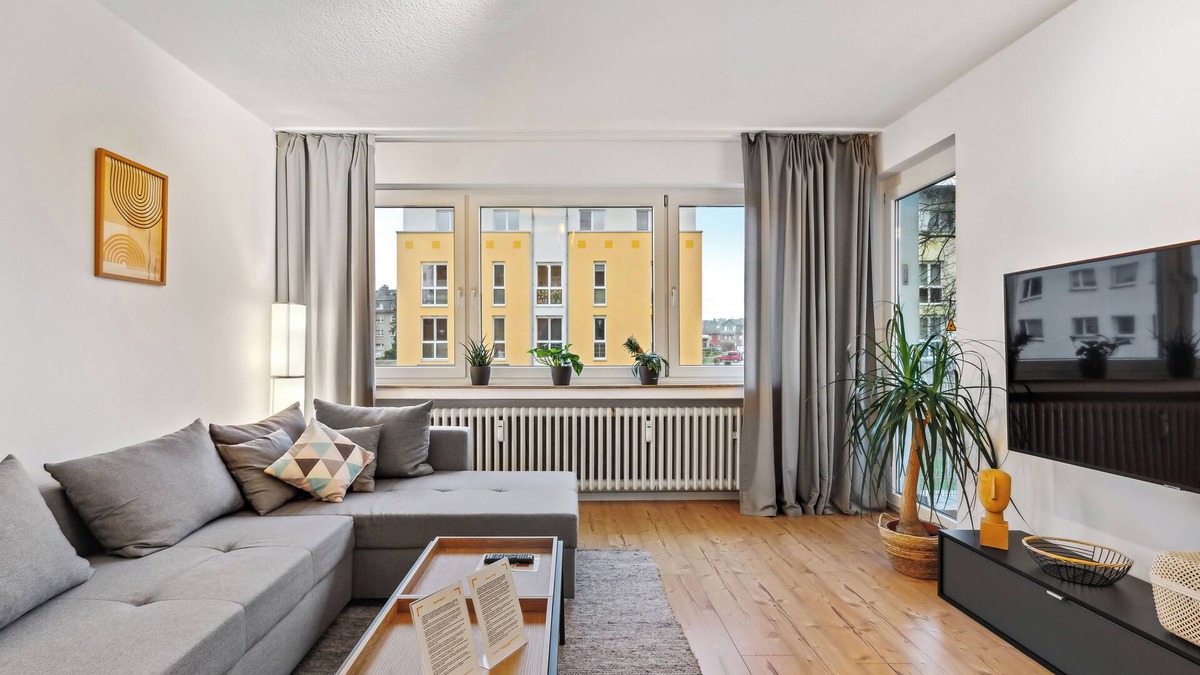 Rheinhausen Apartment | Moderne 3 Zimmer-wohnung 68m² Parken Vollausgestattet