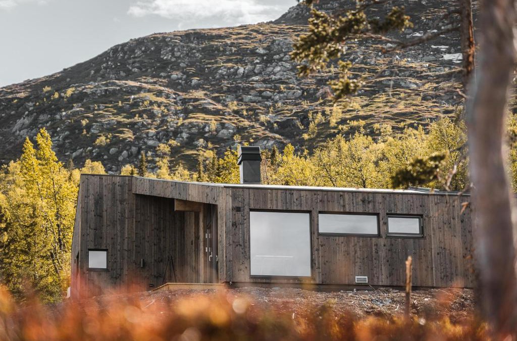 Vikberget House | Moderne hytte, tett på naturen