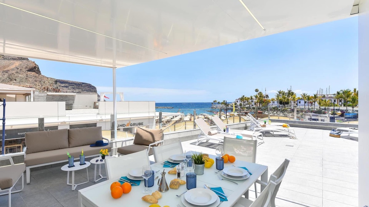 Playa de Mogan Apartment | Mogan Beachfront V&L by VillaGranCanaria