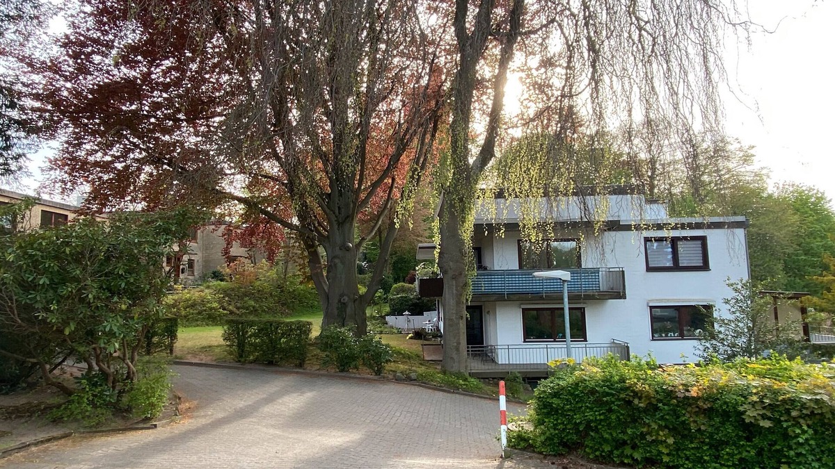 Moelln Apartment | Mölln, apartment at the Kurpark with a view of the historic old town