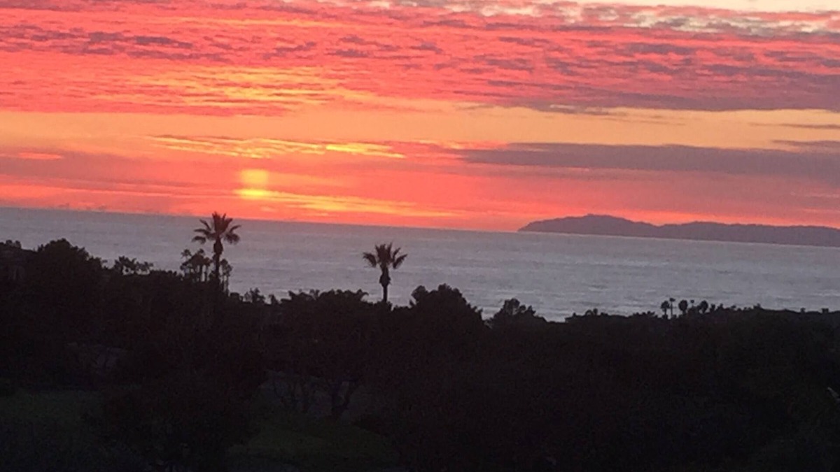Marquesa House | Monarch Golf Course 11th Hole with Catalina Island OV, Guard Gated Community