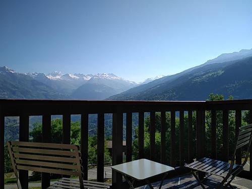 Montchavin Apartment | Montchavin La Plagne, pistes 50m, balcon vue Mont Blanc