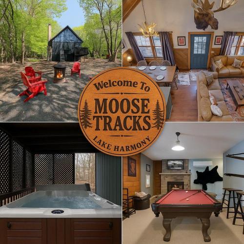 Lake Harmony Estates House | Moose Tracks Cabin Hot Tub 1 Mile To Lake